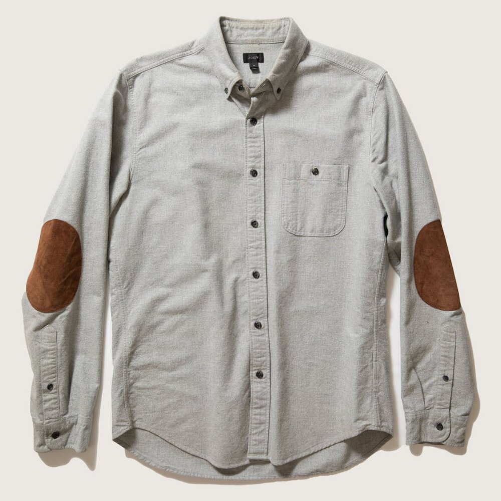 JCrew Oxford Button Up in Super Soft flannel